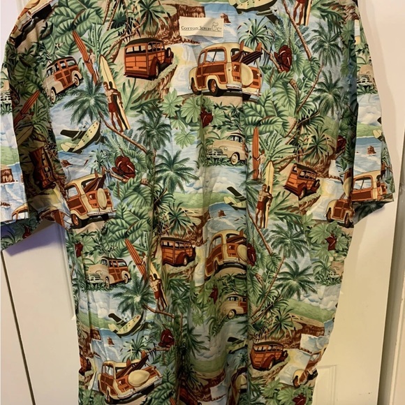 Cotton scrubs& co mens size 2XL Tropical Print Hawaiian Shirt - Picture 9 of 9